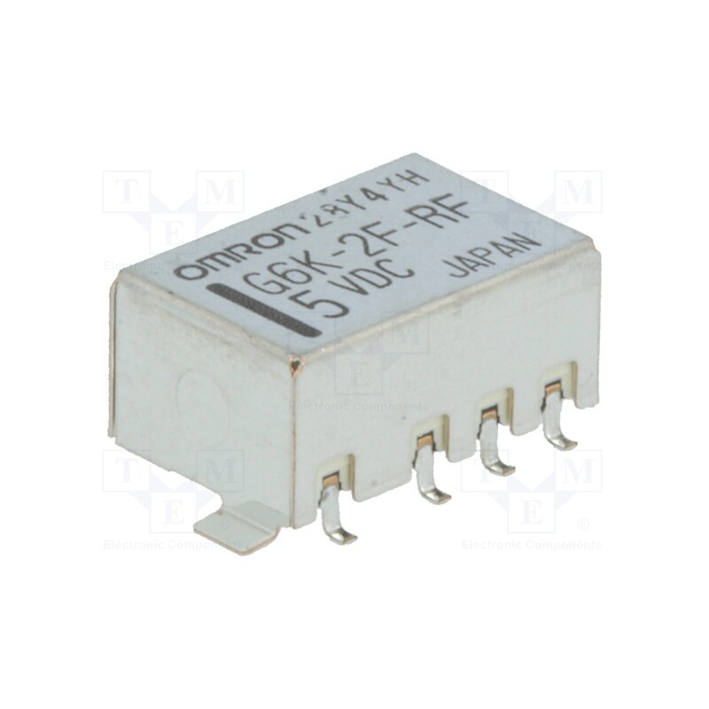 1 pcs x OMRON OCB - G6K-2F-RF 5VDC - Relay: electromagnetic, DPDT, Ucoil: 5VDC, Icontacts max: 1A, SMD