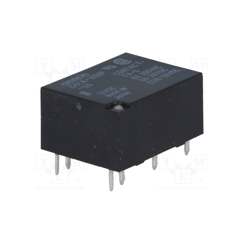 1 pcs x OMRON OCB - G6CK-2114P-US 12VDC - Relay: electromagnetic, SPST-NO + SPST-NC, Ucoil: 12VDC, 8A/30VDC