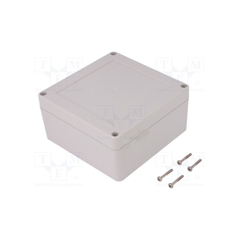 1 pcs x KRADEX - ZP120.120.60JHTMABS - Enclosure: multipurpose, X: 120mm, Y: 120mm, Z: 60mm, ZP, ABS, gasket