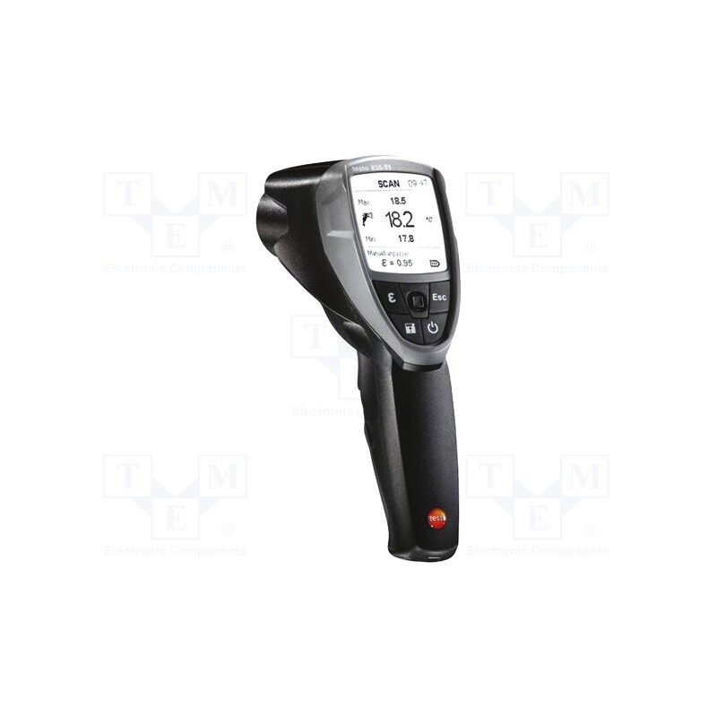 1 pcs x TESTO - TESTO 835-T1 0560 8351 - Infrared thermometer, -30÷600°C, -50÷600°C, Opt.resol: 50: 1