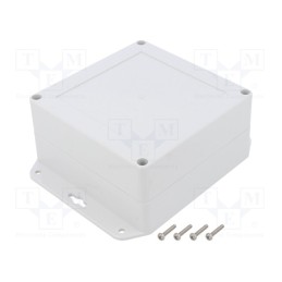 1 pcs x KRADEX - ZP120.120.60UJH TM ABS - Enclosure: multipurpose, X: 120mm, Y: 120mm, Z: 60mm, ZP, ABS, gasket