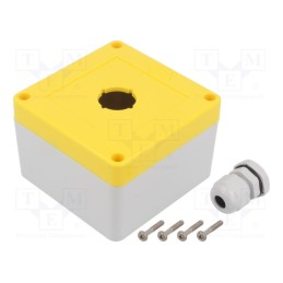 1 pcs x KRADEX - ZEB90.90.60-1Y - Enclosure: for remote controller, X: 90mm, Y: 90mm, Z: 60mm