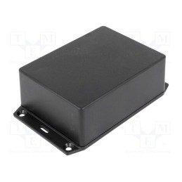 1 pcs x HAMMOND - 1591XXSFLBK - Enclosure: multipurpose, X: 82mm, Y: 110mm, Z: 44mm, 1591XX, ABS, IP54