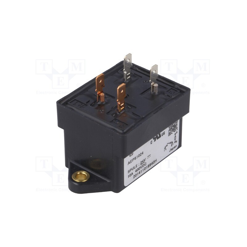 1 pcs x PANASONIC - AEP51024J - Relay: electromagnetic, SPST-NO, Ucoil: 24VDC, Icontacts max: 10A