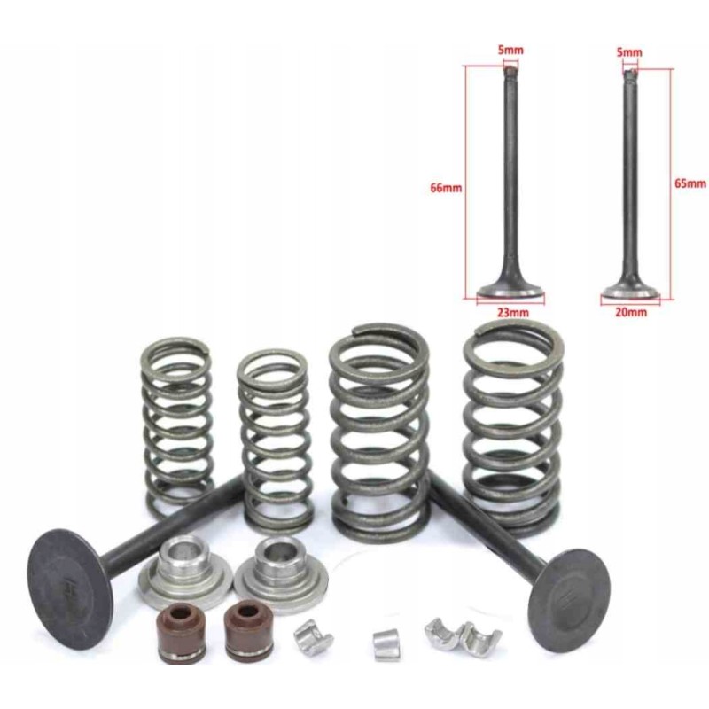 Head valves quad 110 atv 125 cross moped street set bashan kxd