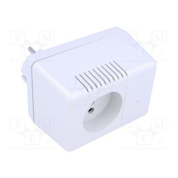 1 pcs x MASZCZYK - KM-49D GY - Enclosure: for power supplies, vented, X: 65mm, Y: 92mm, Z: 57mm, ABS