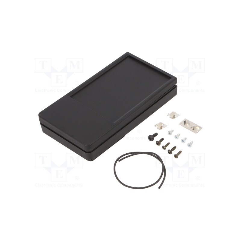 1 pcs x SUPERTRONIC - PP086BN-S - Enclosure: multipurpose, X: 66mm, Y: 120mm, Z: 22mm, ABS, black