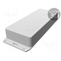 1 pcs x HAMMOND - 1591HSFLBK - Enclosure: multipurpose, X: 71mm, Y: 165mm, Z: 29mm, 1591S, ABS, black