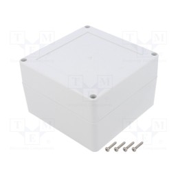 1 pcs x KRADEX - ZP120.120.75JH TM ABS - Enclosure: multipurpose, X: 120mm, Y: 120mm, Z: 75mm, ZP, ABS, gasket