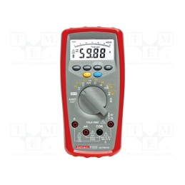 1 pcs x SEFRAM - SEFRAM7335 - Digital multimeter, LCD, 3,75 digit (6000), 3x/s, VDC: 60mV,600V