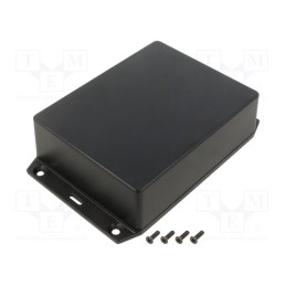 1 pcs x HAMMOND - 1591XXGFLBK - Enclosure: multipurpose, X: 94mm, Y: 121mm, Z: 38mm, 1591XX, ABS, IP54