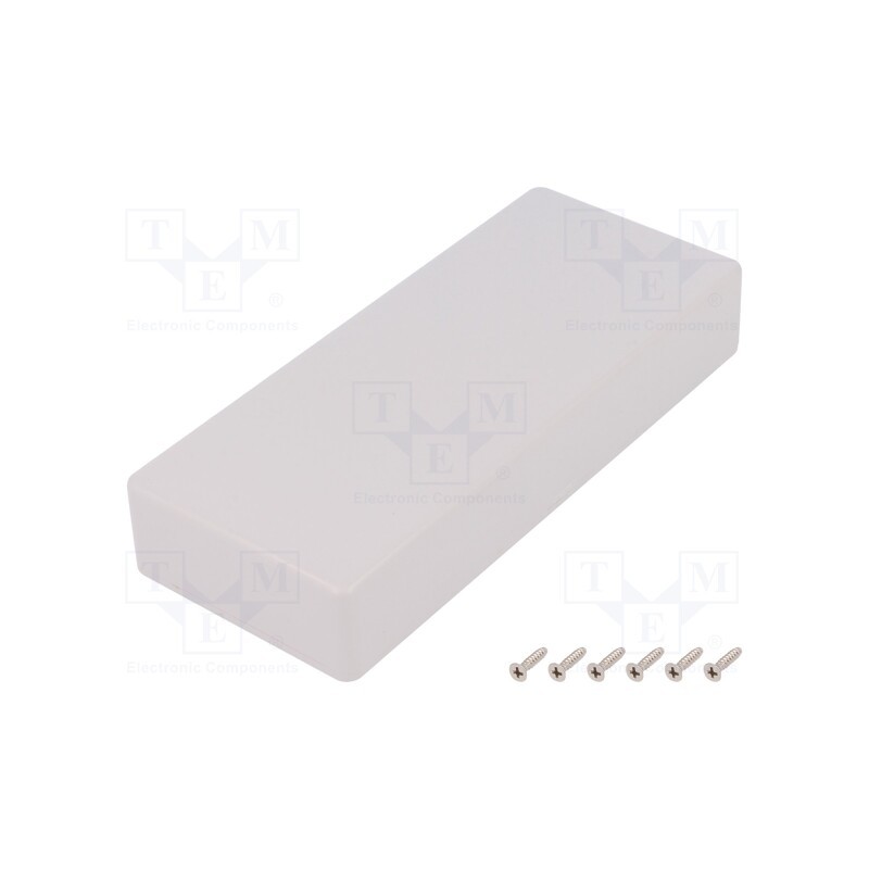 1 pcs x HAMMOND - 1591HSGY - Enclosure: multipurpose, X: 71mm, Y: 165mm, Z: 29mm, 1591S, ABS, grey