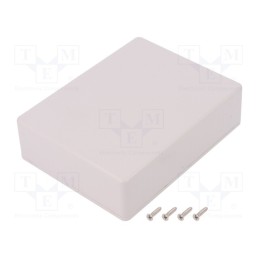1 pcs x HAMMOND - 1591GSGY - Enclosure: multipurpose, X: 94mm, Y: 121mm, Z: 34mm, 1591S, ABS, grey