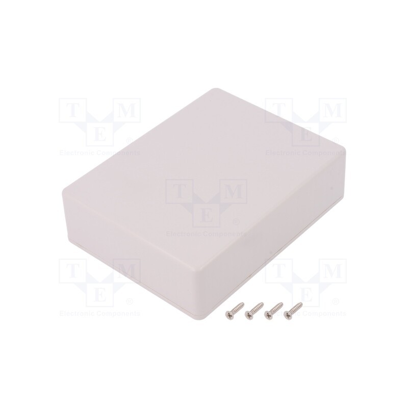 1 pcs x HAMMOND - 1591GSGY - Enclosure: multipurpose, X: 94mm, Y: 121mm, Z: 34mm, 1591S, ABS, grey