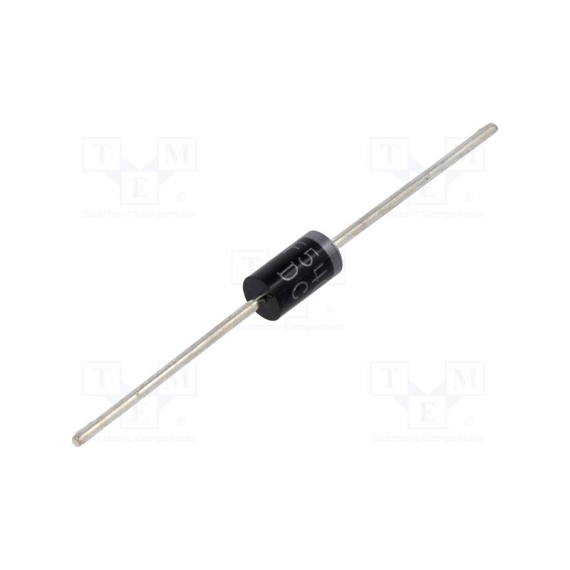 10 pcs x DC COMPONENTS - UF5404 - Diode: rectifying, THT, 400V, 3A, Ifsm: 150A, DO27, Ufmax: 1V, 50ns