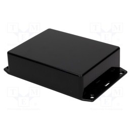 1 pcs x HAMMOND - 1591GSFLBK - Enclosure: multipurpose, X: 94mm, Y: 121mm, Z: 34mm, 1591S, ABS, black