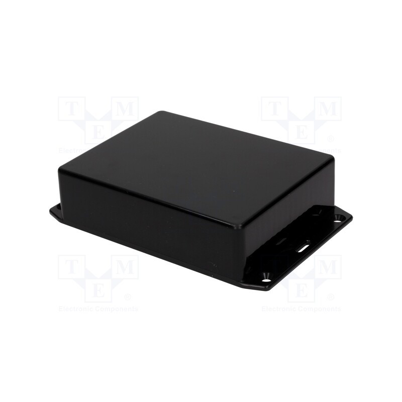 1 pcs x HAMMOND - 1591GSFLBK - Enclosure: multipurpose, X: 94mm, Y: 121mm, Z: 34mm, 1591S, ABS, black