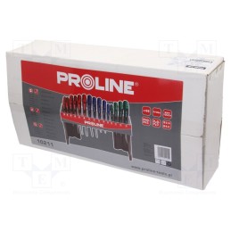1 set x PROLINE - 10211 - Kit: screwdrivers, Phillips,Pozidriv®,slot, Features: magnetic