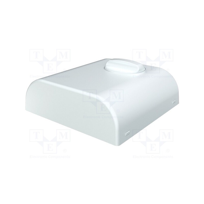 1 pcs x ITALTRONIC - 61.6031 - Enclosure: wall mounting, X: 80mm, Y: 80mm, Z: 25mm, ABS, white