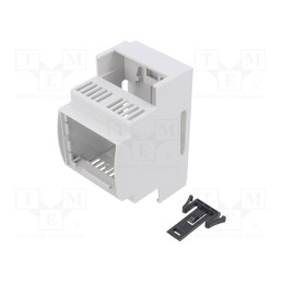 1 pcs x ITALTRONIC - 25.0302000.BL - Enclosure: for DIN rail mounting, Y: 90.5mm, X: 53.5mm, Z: 62mm