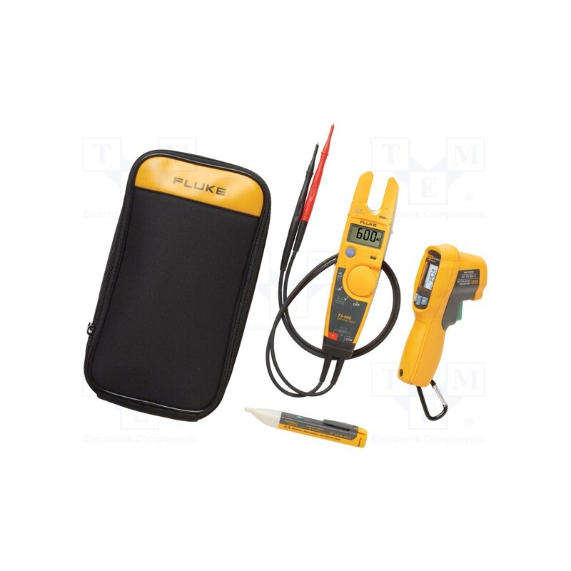 1 set x FLUKE - FLUKE T5-600/62MAX+/1ACE - Tester: electrical, LCD, (1000), VAC: 1÷600V, VDC: 1÷600V, IP52