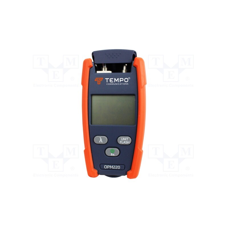1 pcs x TEMPO - OPM220 - Meter: optical power, LCD, Range: -50÷26dBm, Meas.accur: ±0.25 dB