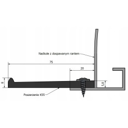 Quad set of fender flares, wheel arches, 5-5 cm