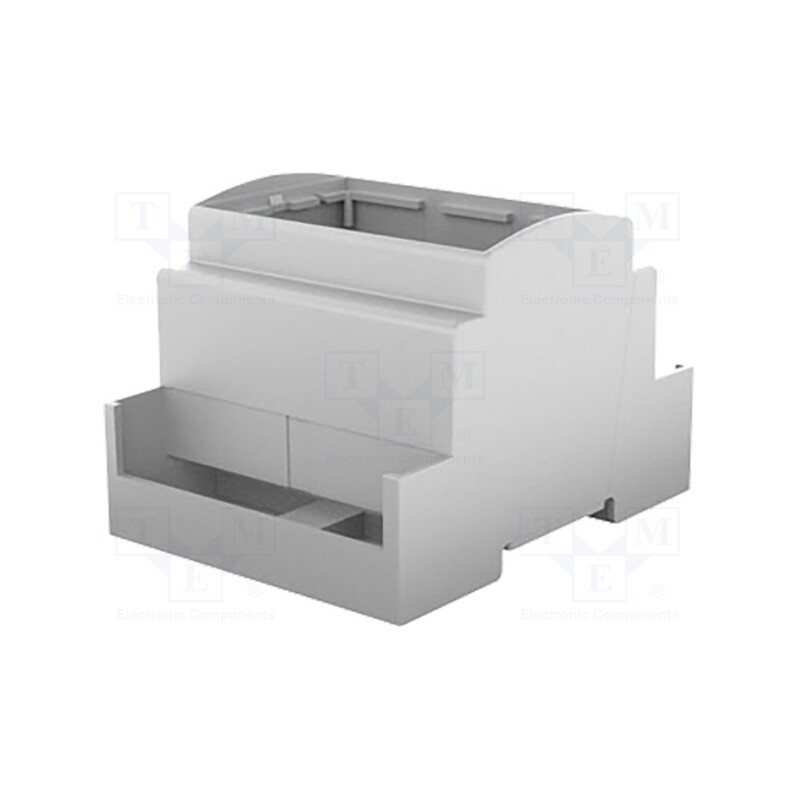 1 pcs x ITALTRONIC - 25.0404000.BL - Enclosure: for DIN rail mounting, Y: 90mm, X: 71mm, Z: 62mm, grey