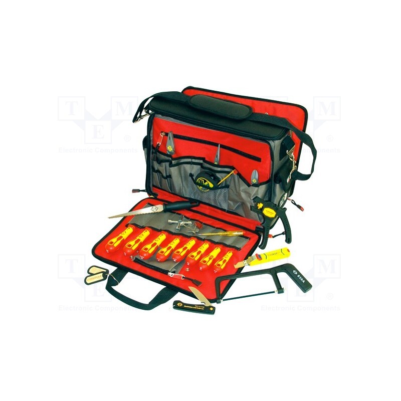 1 set x C.K - T1630 FKIT - Kit: general purpose, for electricians, 20pcs.