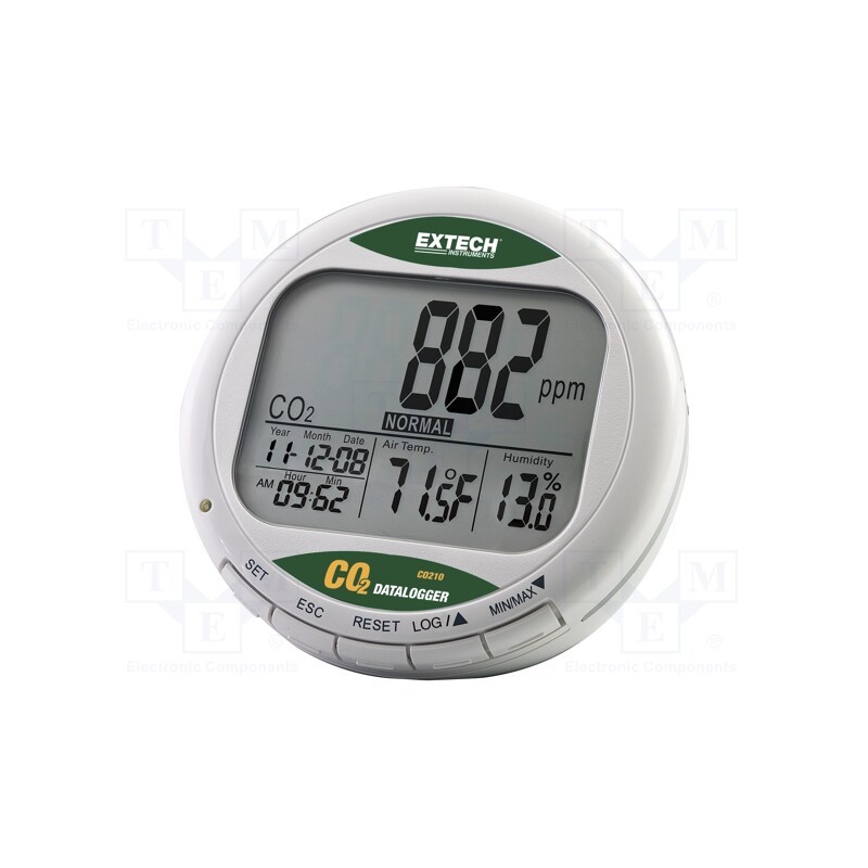 1 pcs x EXTECH - CO210 - Meter: CO2, temperature and humidity, Range: 0÷9999ppm (CO2)