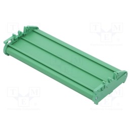 1 pcs x DEGSON ELECTRONICS - DM72-0250-14-100Z(H) - Enclosure: enclosure base, Y: 72mm, X: 250mm, Z: 28.7mm, green