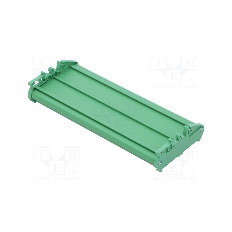 1 pcs x DEGSON ELECTRONICS - DM72-0250-14-100Z(H) - Enclosure: enclosure base, Y: 72mm, X: 250mm, Z: 28.7mm, green