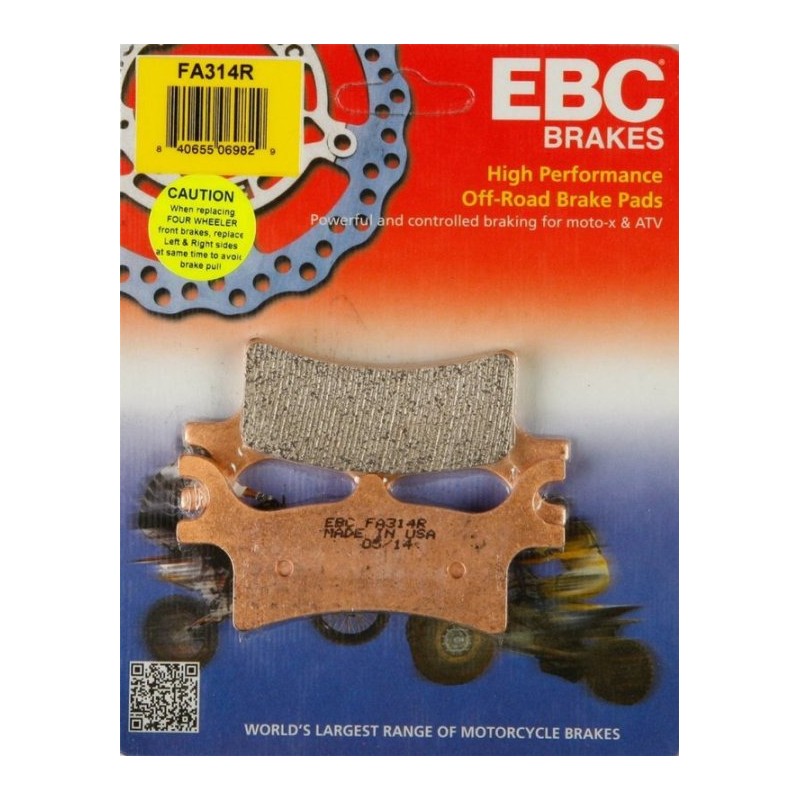 Rear pads scrambler magnum 325 500 330 trail 250