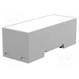 1 pcs x ITALTRONIC - 35.0214000.BL - Enclosure: for DIN rail mounting, Y: 90mm, X: 36.1mm, Z: 32mm, grey