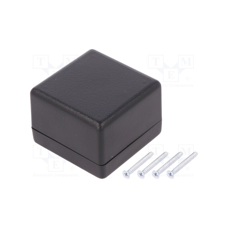 1 pcs x HAMMOND - 1594ASBK - Enclosure: multipurpose, X: 56mm, Y: 56mm, Z: 40mm, 1594, ABS, black
