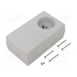 1 pcs x KRADEX - Z31J -AS - Enclosure: for power supplies, X: 71mm, Y: 120mm, Z: 45mm, grey