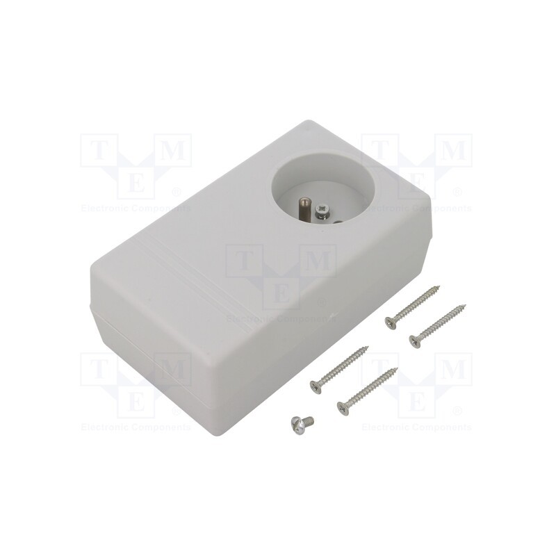 1 pcs x KRADEX - Z31J -AS - Enclosure: for power supplies, X: 71mm, Y: 120mm, Z: 45mm, grey