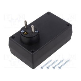 1 pcs x KRADEX - Z30 ABS - Enclosure: for power supplies, X: 71mm, Y: 120mm, Z: 45mm, ABS, black