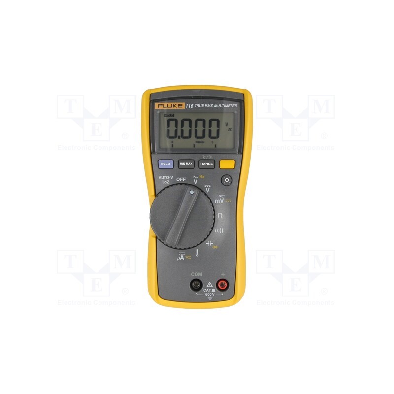 1 pcs x FLUKE - FLUKE 116 - Digital multimeter, LCD, 3,75 digit (6000), I DC: 0.1÷600uA