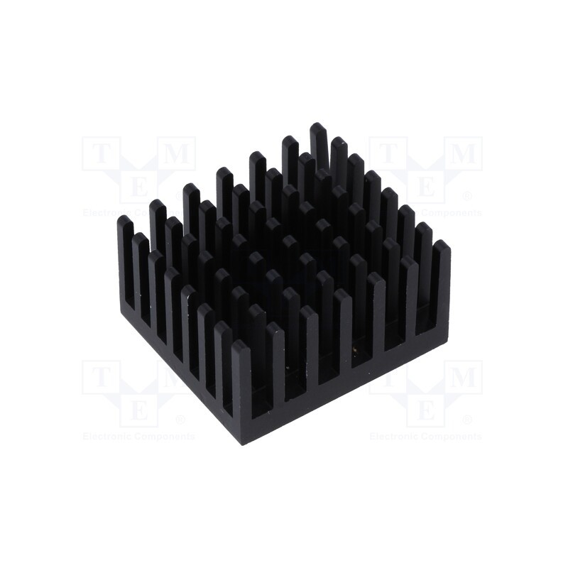 1 pcs x FISCHER ELEKTRONIK - ICKPGA11X11 - Heatsink: extruded, black, L: 24.76mm, W: 27.95mm, H: 15.24mm