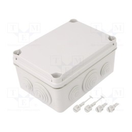 1 pcs x PCE - EV161 - Enclosure: junction box, X: 119mm, Y: 164mm, Z: 79mm
