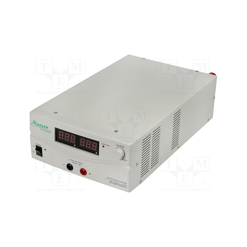 1 pcs x MANSON - SPS-9602-000G - Power supply: laboratory, switched-mode,single-channel, 3A, 30A