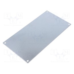 1 pcs x FIBOX - TM 1224 - Mounting plate, steel, W: 111mm, L: 214mm, Plating: zinc