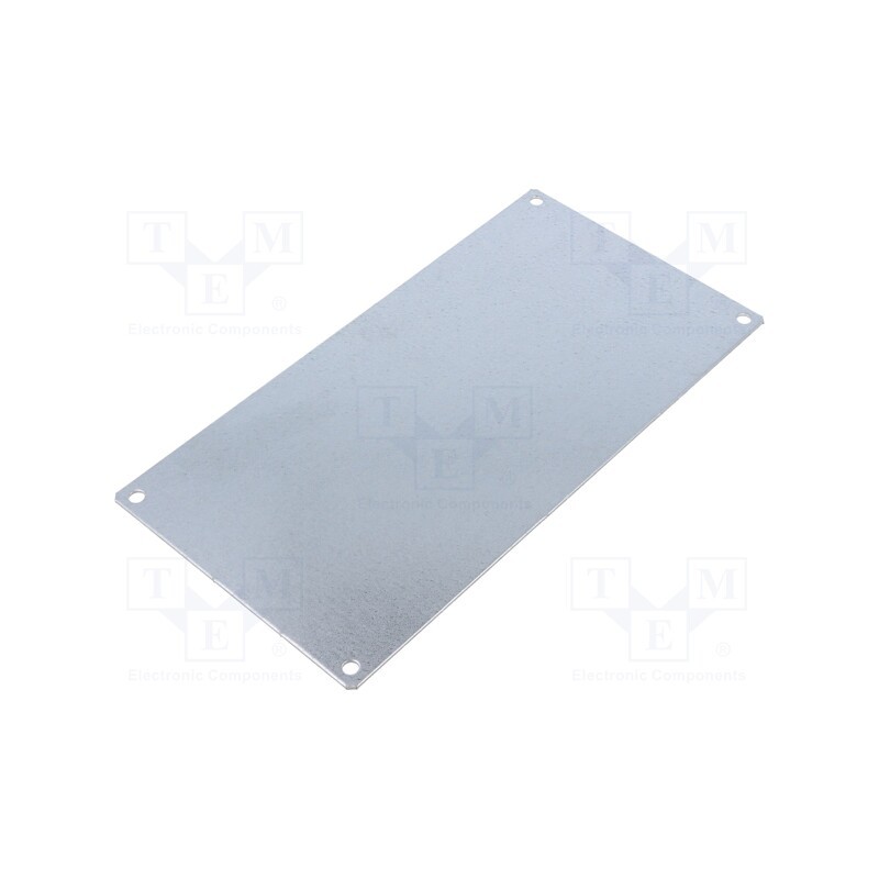 1 pcs x FIBOX - TM 1224 - Mounting plate, steel, W: 111mm, L: 214mm, Plating: zinc