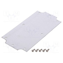 1 pcs x HAMMOND - 1554JPL - Mounting plate, steel, W: 76mm, L: 147mm, Series: 1554PB