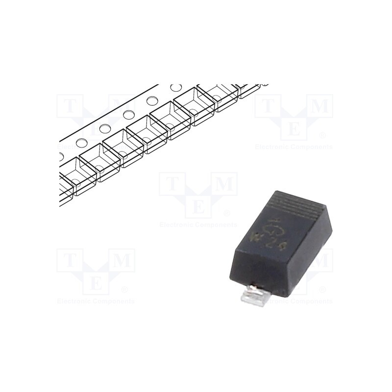 20 pcs x NEXPERIA - BAT54H,115 - Diode: Schottky rectifying, SMD, 30V, 0.2A, SOD123F,