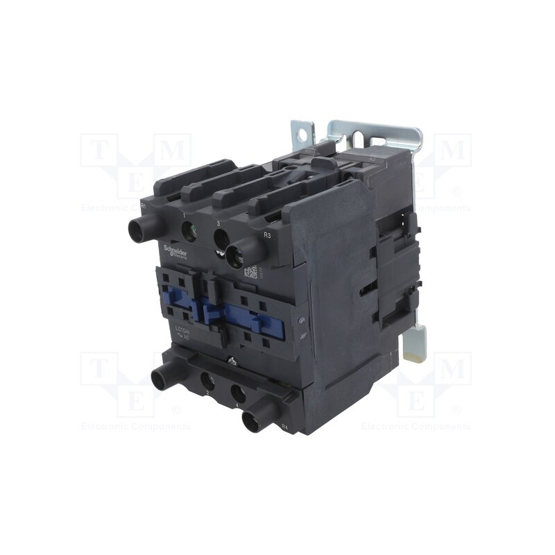 1 pcs x SCHNEIDER ELECTRIC - LC1D40008P7 - Contactor: 4-pole, NC x2 + NO x2, 230VAC, 40A, TeSys D, W: 85mm