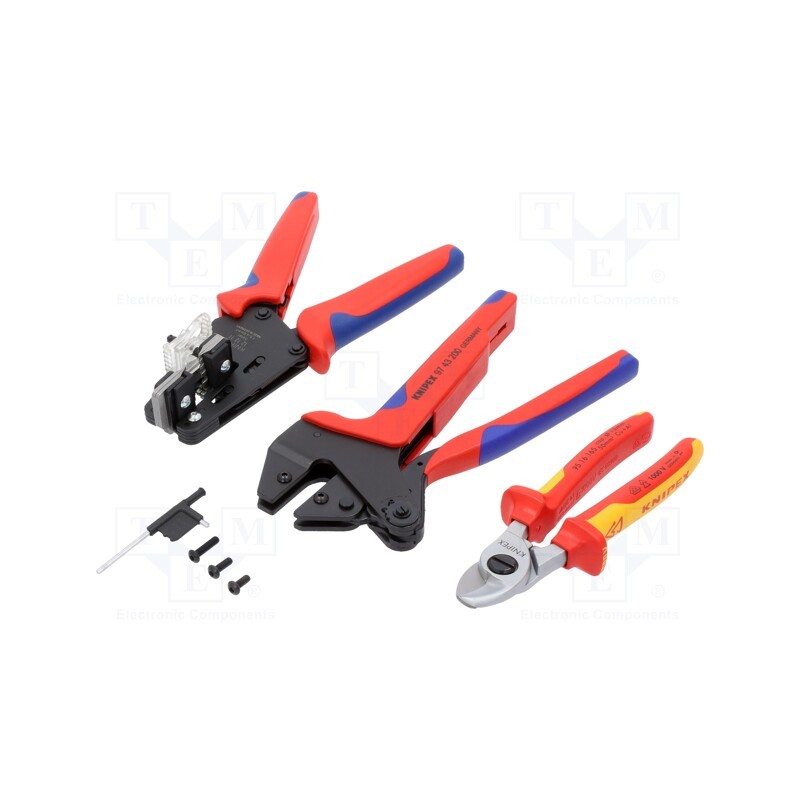 1 set x KNIPEX - 97 91 01 - Kit: for photovoltaics, Application: solar connectors type, case