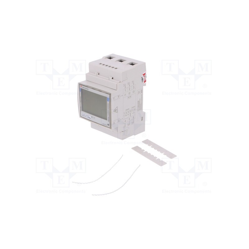 1 pcs x CARLO GAVAZZI - EM340DINAV23XS1PFB - Counter, digital,mounting, for DIN rail mounting, three-phase