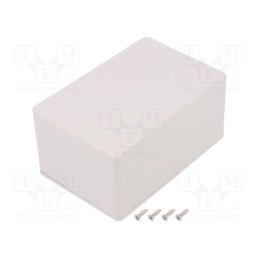 1 pcs x HAMMOND - 1591TSGY - Enclosure: multipurpose, X: 80mm, Y: 120mm, Z: 59mm, 1591S, ABS, grey